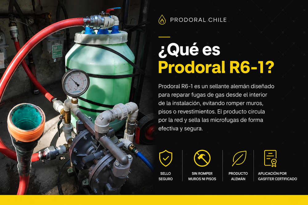 Sellar Fuga de Gas con Prodoral R6-1: Reparación Definitiva