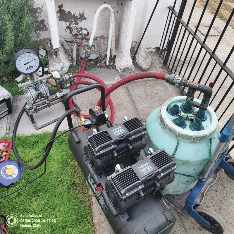 Inyección de Prodoral R6-1 en nicho de gas